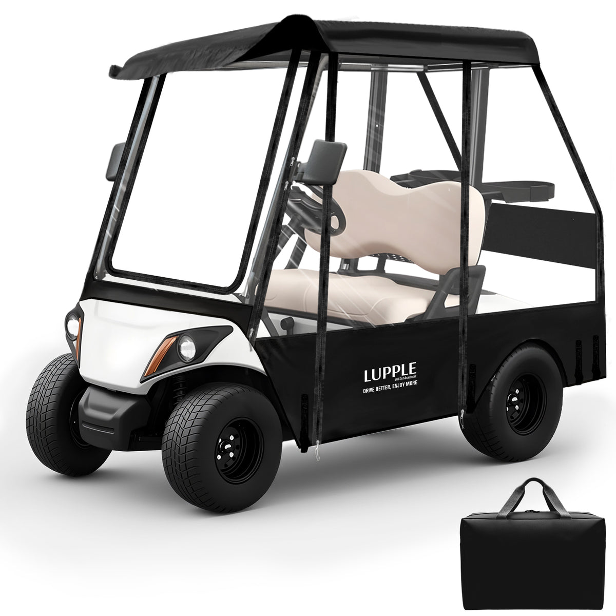 2 Passenger Golf Cart Enclosure for Yamaha G1, G2, G14, G16 & G22