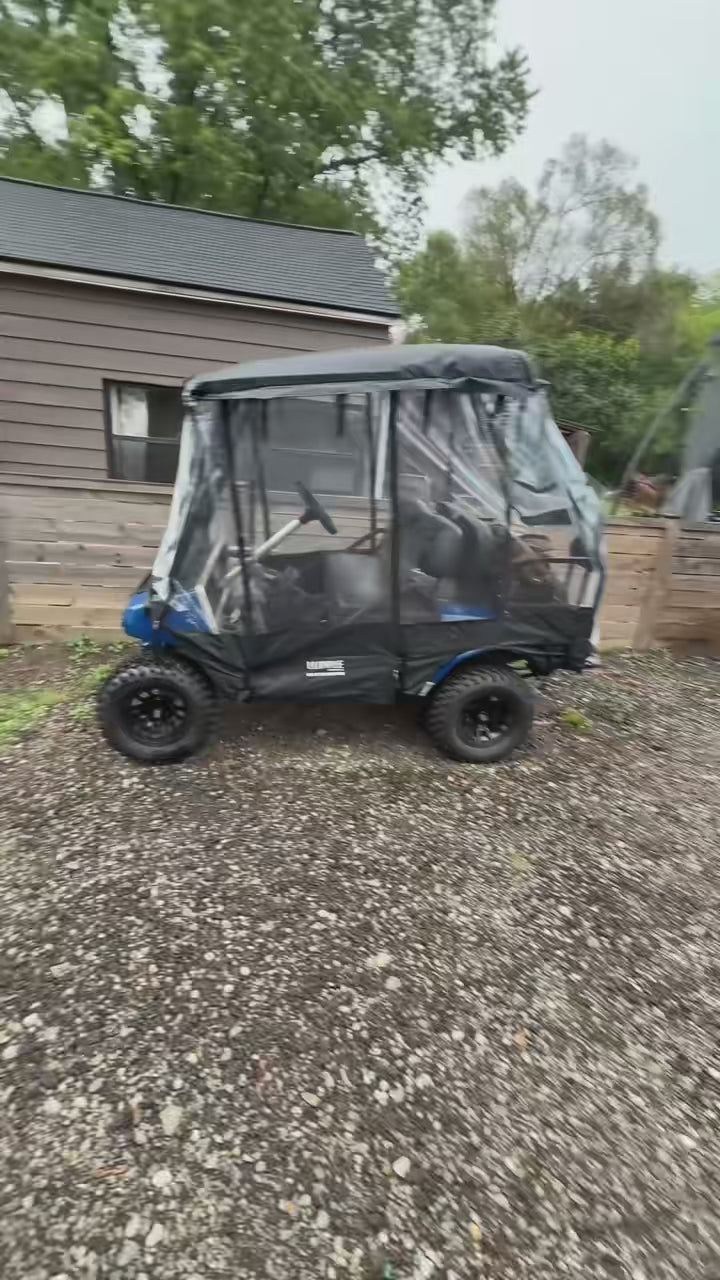 Video by @daddeals517 featuring a Club Car DS 2+2 golf cart enclosure
